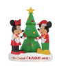 Mickey and Minnie Decorating the Tree Christmas Inflatable